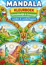 Mandala Kleurboek, Landen & Landschappen (Gemakkelijk & Gewaagd) - H. Mourits - 9789465382814