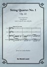 String Quartet No. 1 - Jeroen van Luiken-Bakker - 9789492469441