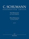 Drei Romanzen für Violine und Klavier op. 22 - Clara Schumann - 9790006569960