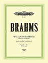 Weltliche a-cappella Gesänge - Johannes Brahms - 9790014019648