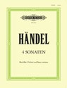 4 Sonaten für Blockflöte (Violine) und Basso continuo HWV 360/362/365/369 - Georg Friedrich Händel - 9790014029630
