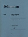 Zwölf Fantasien für Flöte solo TWV 40:2-13 - Georg Philipp Telemann - 9790201805566