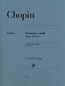 Chopin, Frédéric - Nocturne c-moll op. 48 Nr. 1 - Frédéric Chopin - 9790201806631