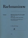 Klaviersonate Nr. 2 b-moll Opus 36 - Sergej Rachmaninow ; Marc-André Hamelin - 9790201812564