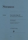 Richard Strauss - Vier Lieder op. 27 - Richard Strauss - 9790201814612