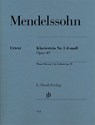 Mendelssohn Bartholdy, Felix - Klaviertrio Nr. 1 d-moll op. 49 - Felix Mendelssohn Bartholdy - 9790201815312