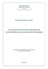 Alasdair MacIntyre’s Critique of Contemporary Human Rights Theories - Justin Raj Kaitharath Antony - 9791254821985