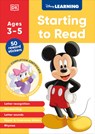 Disney Learning Starting to Read (Ages 3-5): Preschool English Handwriting, Alphabet Workbook for Kids, Curriculum-Based - DK - 9798217128228
