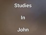 Studies In John - James Dobbs - 9798223660170