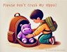 Please Don't Crush My Hippo - CJ Russell ; Adrian Becerra - 9798227704511