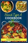 Blood Type A Cookbook: Quick Simple Nutrient-Dense Diet Recipes for Blood Type A Positive and A Negative - Linda Carlucci - 9798321723722