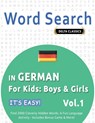 WORD SEARCH IN GERMAN FOR KIDS - Best Activity Books - 9798349004964