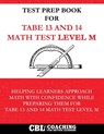 Test Prep Book For TABE 13 and 14 Math Test Level M - Coaching For Better Learning - 9798349287763