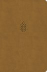 CSB Personal Size Giant Print Bible, Camel Suedesoft Leathertouch, Indexed - Csb Bibles by Holman - 9798384525295