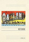 Vintage Lined Notebook Greetings from Oakland, California - Found Image Press - 9798385402205