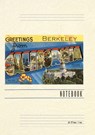 Vintage Lined Notebook Greetings from Berkeley, California - Found Image Press - 9798385402267