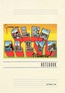Vintage Lined Notebook Greetings from Glen Ellyn, Illinois - Found Image Press - 9798385415373