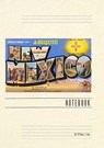 Vintage Lined Notebook Greetings from Abiquiu, New Mexico - Found Image Press - 9798385437191