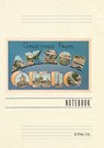 Vintage Lined Notebook Greetings from Akron - Found Image Press - 9798385441143