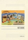 Vintage Lined Notebook Greetings from Wyoming - Found Image Press - 9798385456833