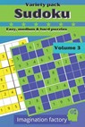 Sudoku variety pack. Easy, medium & hard puzzles: 100 puzzles. 6x9 travel size. Easy to carry - Imagination Factory - 9798578382345