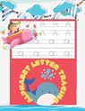 Alphabet Letter Tracing: Handwriting Practice Notebook With Dotted Lines, Letters Tracing Notebook For Kids Ages 3-5 Learning to Write, Size 8. - Puumkids Design - 9798599507147