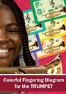 Colorful Fingering Diagram for the Trumpet - Helen Winter - 9798837455223