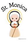 St. Monica - Children's Christian Book - Lives of the Saints - Abigail Gartland - 9798869283184