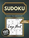 Sudoku Large Print for Seniors: Easy-Medium Puzzle book - Harrington Publishing - 9798871386767