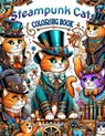 Steampunk Cat coloring book: with animal themes, clear and diverse images, many different genres..colouring For Adult - Eileen Massey Art - 9798884909571