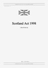 Scotland Act 1998 (c. 46) - United Kingdom Legislation - 9798885590310
