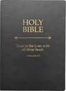 KJV Holy Bible, Trust in the Lord Life Verse Edition, Large Print, Black Ultrasoft: (Red Letter, 1611 Version) - Whitaker House - 9798887691961