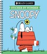 Brain Games - Sticker by Number: Snoopy - Publications International Ltd - 9798897460120