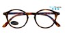 reader rubberized demi , Spring hinge, BlueShields Lens - BlueShields - 8720813373185